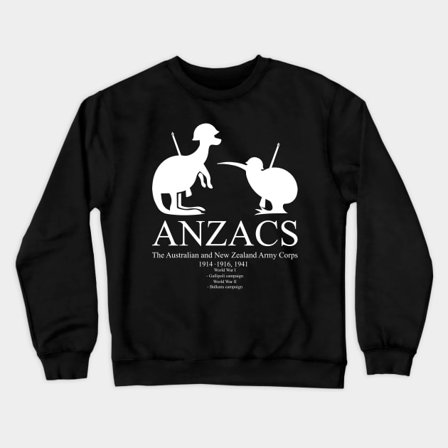 ANZAC Australian and New Zealand Army Corps 2A - Gallipoli Campaign Crewneck Sweatshirt by FOGSJ